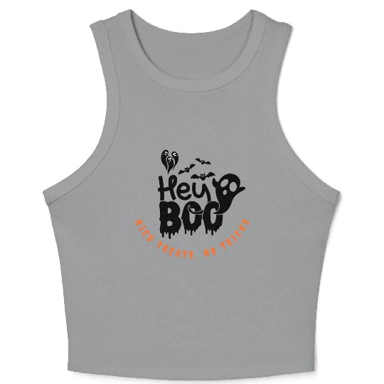 Cute NICU Halloween | NICU treats, no tricks Crop Tank Top