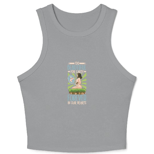 Infant Loss Miscarriage Awareness Pregnancy Loss Crop Tank Top