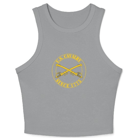 Cavalry US Military Regiment 1775 Crop Tank Top