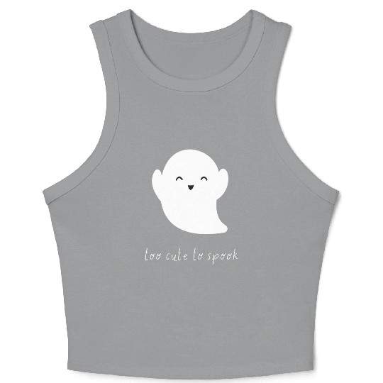 Cute NICU Halloween | Too cute to spook design Crop Tank Top