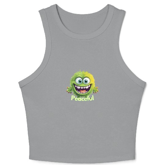 Peaceful Warm Fuzzy Crop Tank Top