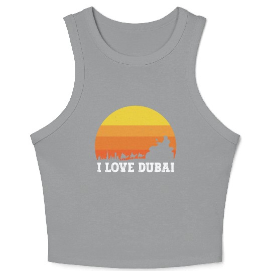 I love Dubai Crop Tank Top