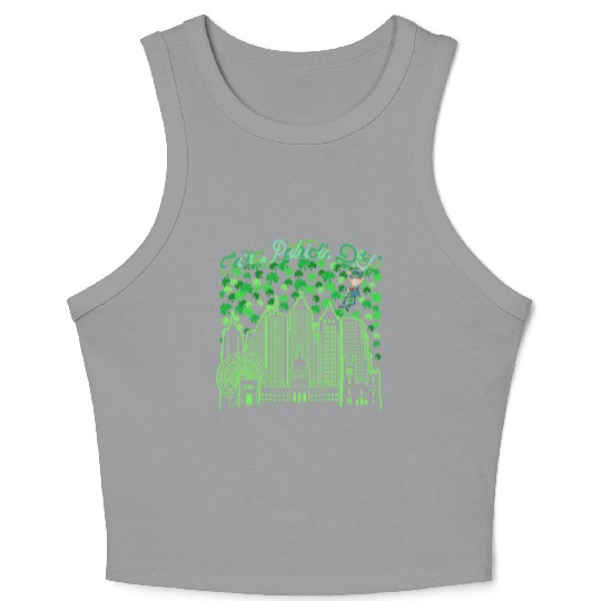 Saint Patrick's Day Atlanta Georgia Crop Tank Top