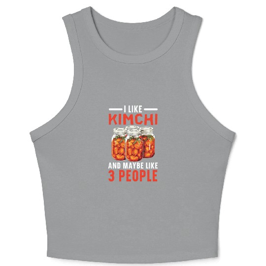Kimchi Lover Korean Cuisine Spicy Food South Korea Crop Tank Top