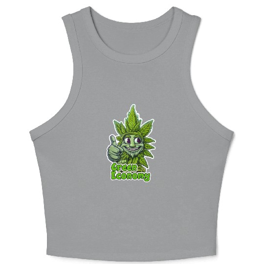 Green Economy Crop Tank Top