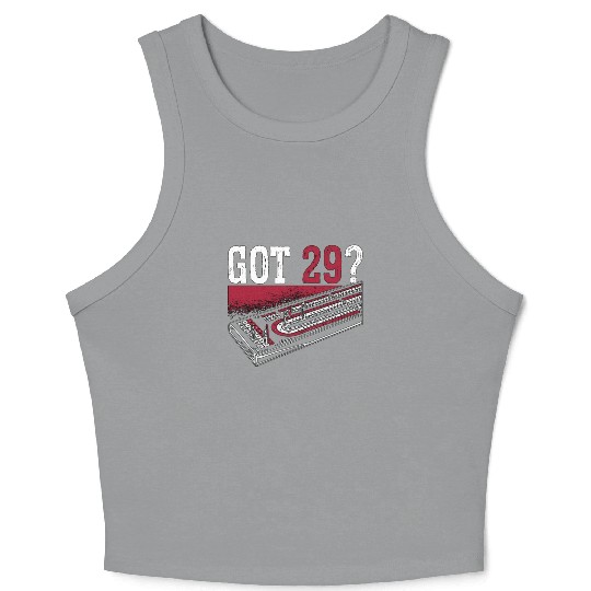 Cribbage Got 29 Crib Loves Board Game Tournament Crop Tank Top