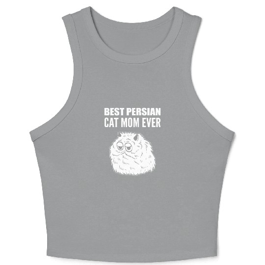 Best Cat Mom Pet Lover Gift Crop Tank Top