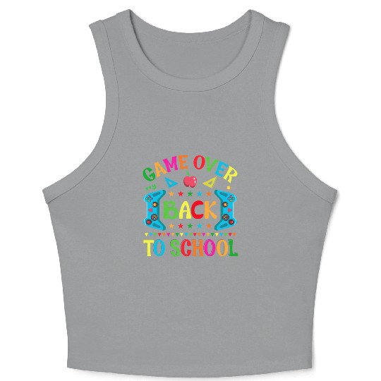 Game over Back to school Crop Tank Top