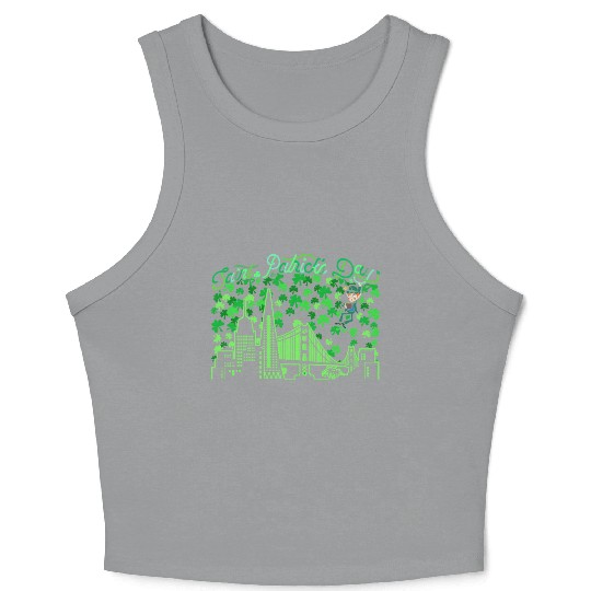 Saint Patrick's Day San Francisco California Crop Tank Top