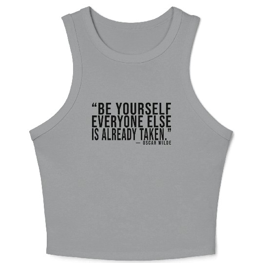 Be yourself Crop Tank Top