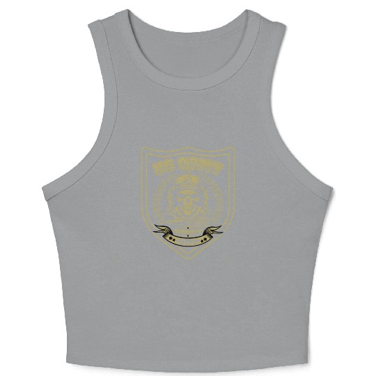 US Army Veteran Defender of Freedom Crop Tank Top