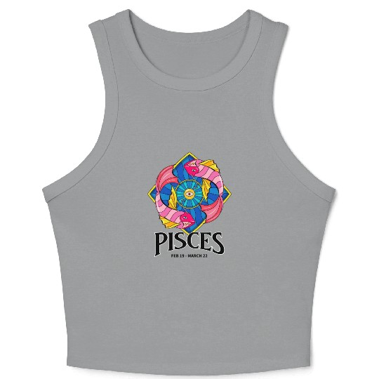 Pisces Pride Crop Tank Top: Show Off Your Zodiac