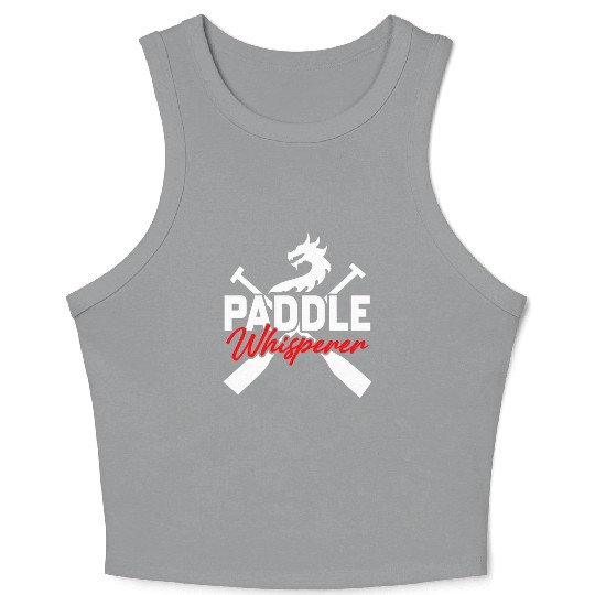 Funny Dragon Boat Racing Crop Tank Top