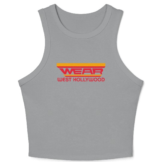 Wear West Hollywood Crop Tank Top for Rock Music Lovers