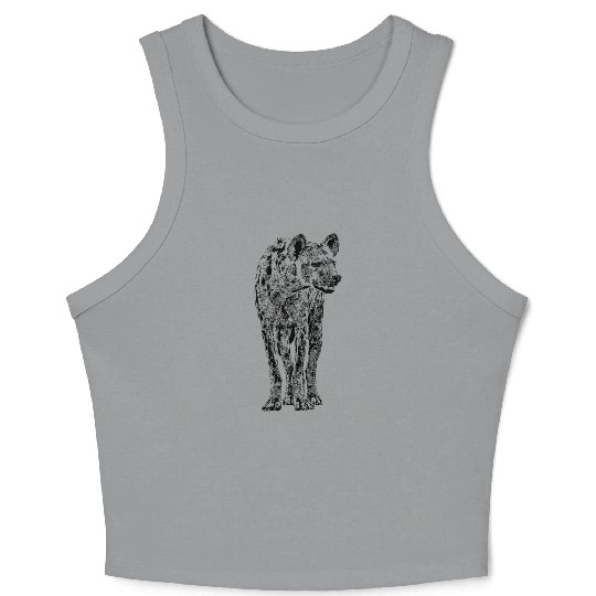 Spotted Hyena Crop Tank Top