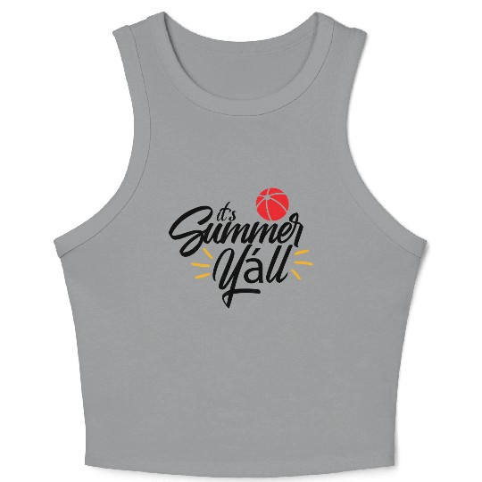 It s Summer Y all Crop Tank Top