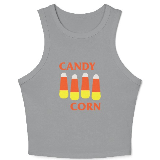 Candy Corn Punk Crop Tank Top