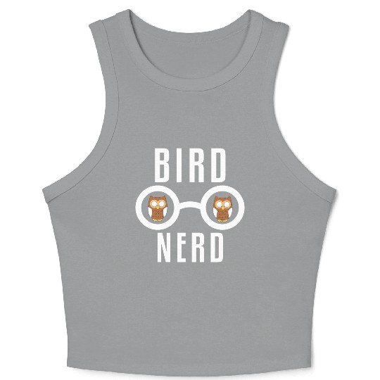 Bird Nerd Crop Tank Top