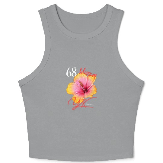 Blossom, simplicity Crop Tank Top