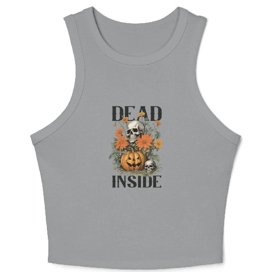 Dead Inside Crop Tank Top