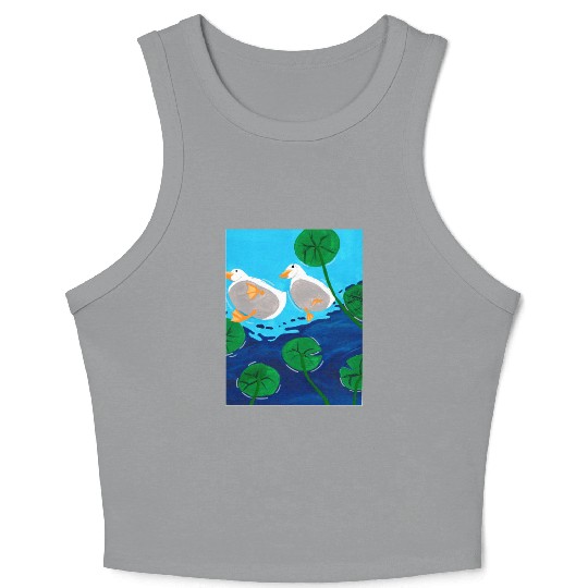 Duck Pond Crop Tank Top