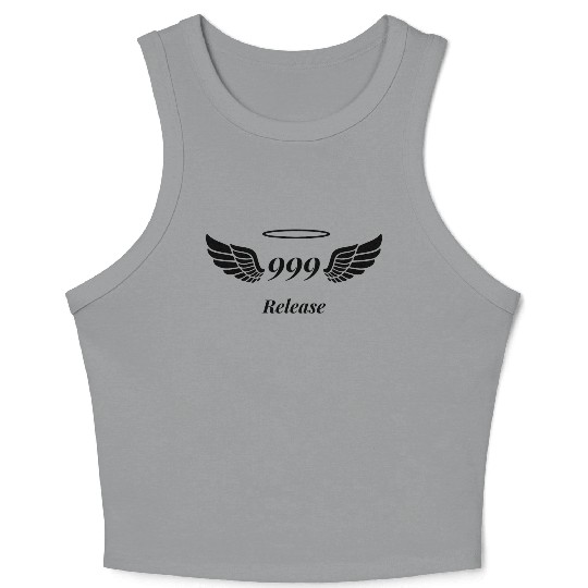 Angel Number 999 Release Crop Tank Top