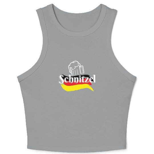 Schnitzel Germany Food Crop Tank Top