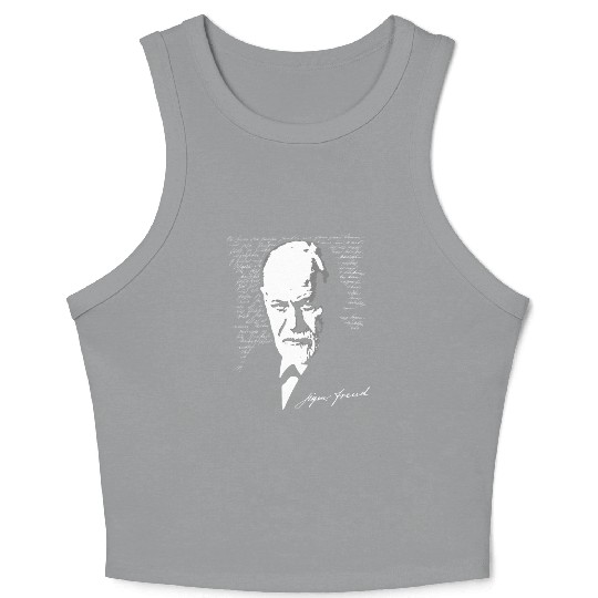 Sigmund Freud Crop Tank Top