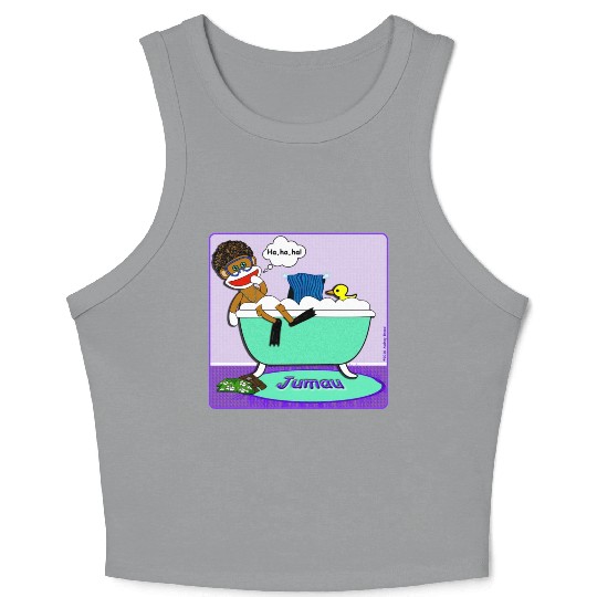 Jumau the Sock Monkey Crop Tank Top