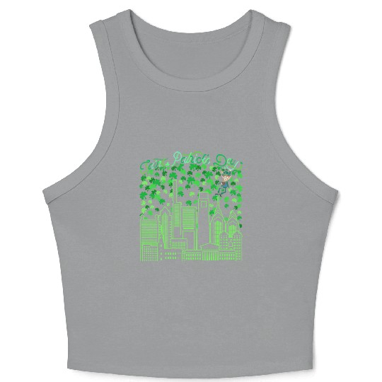 Saint Patrick's Day Philadelphia Pennsylvania Crop Tank Top