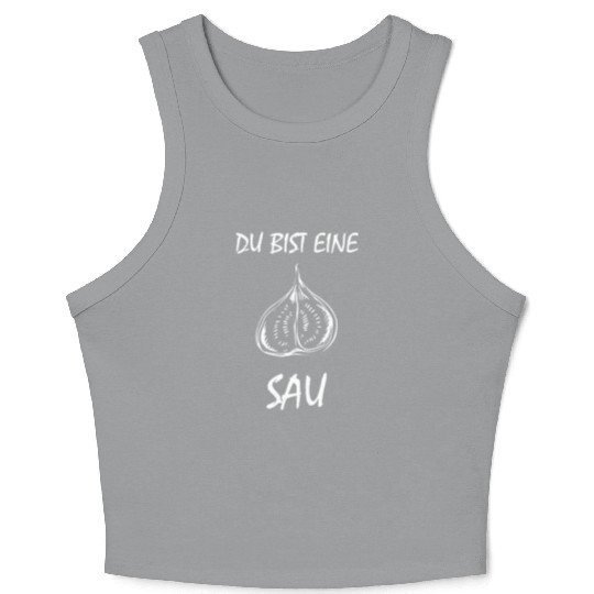 Fig Plant Fruit Gift Gifts Crop Tank Top