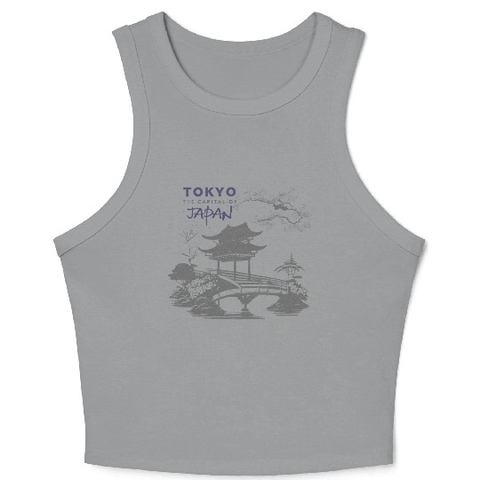 Tokyo - Japan Crop Tank Top, Japan Gift, Japan Crop Tank Top, Ja