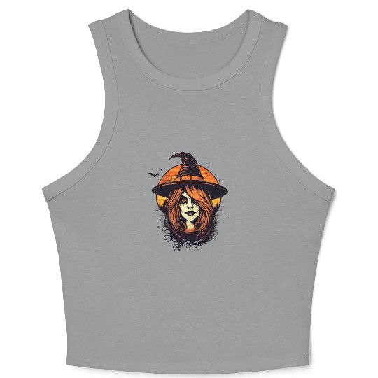 HALLOWEEN WITCH Crop Tank Top