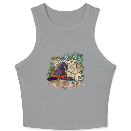 You Can Certainly Try - GameMaster Crop Tank Top