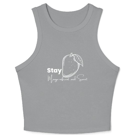 Stay Mango Nificent And Sweet Crop Tank Top