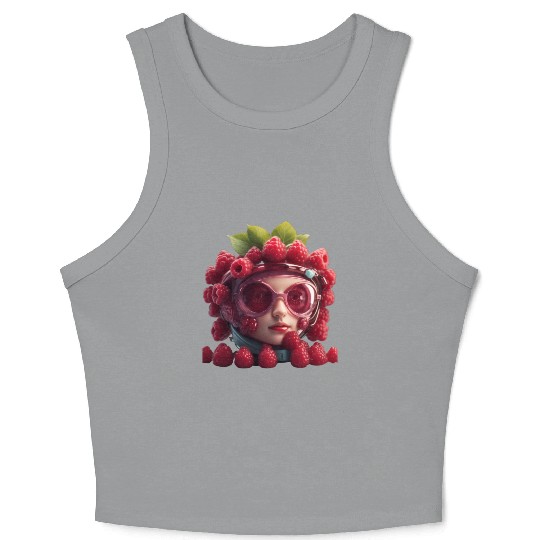 RASPBERRY Crop Tank Top