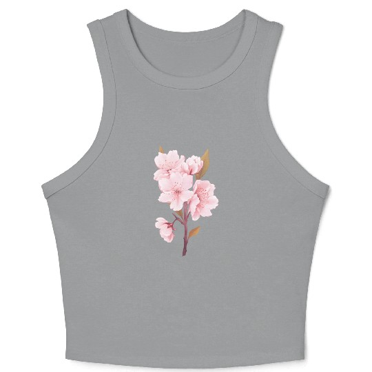 sakura Crop Tank Top