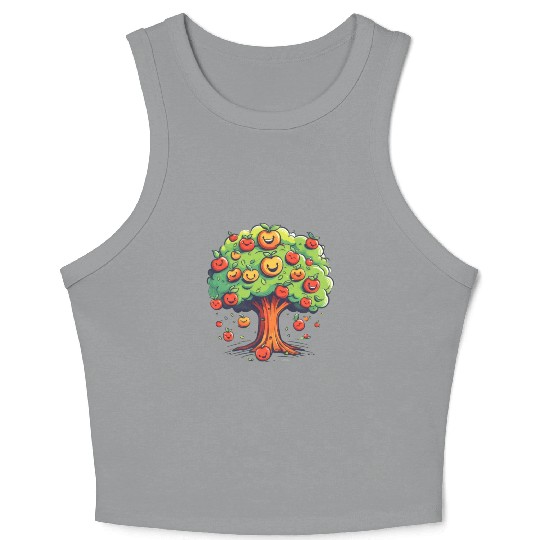 Apples Tree Fruit Orchard Apple Picking Cute Crop Tank Top