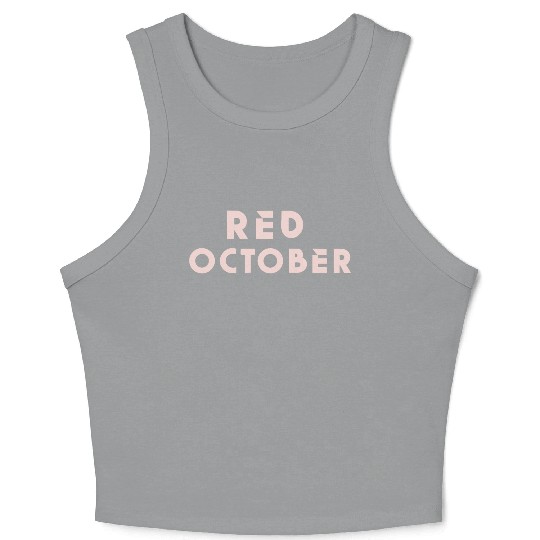 Red october phillies Crop Tank Top
