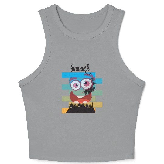 Summer Crop Tank Top Graphique