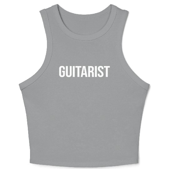 Band Guitarist Guitar Player Crop Tank Top