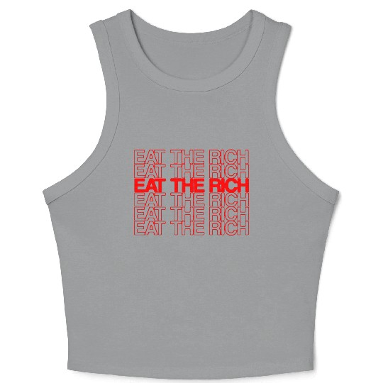 EAT THE RICH Crop Tank Top