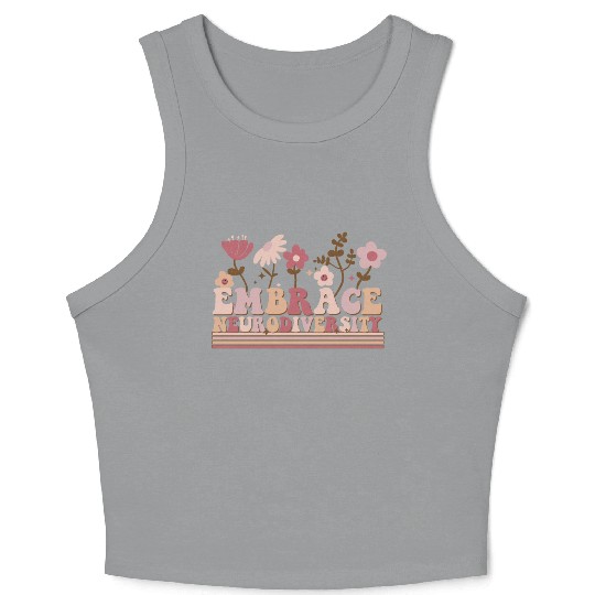 Embrace Neurodiversity Crop Tank Top