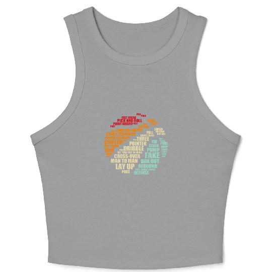 BASKETBALL LOVE Crop Tank Top
