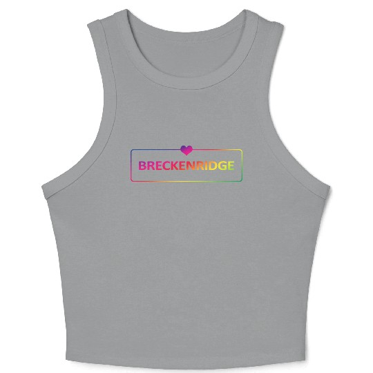 Breckenridge Colorado Usa Crop Tank Top