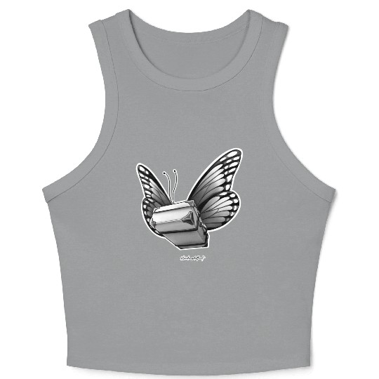 Monarch Travel Bug - Travel Bug Series Crop Tank Top