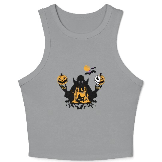 Trick Or Treat Vampire Crop Tank Top