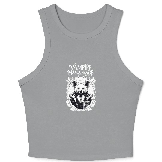 Vampire Masquerade Crop Tank Top