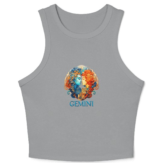 Embrace Your Gemini Identity: Gemini Zodiac Crop Tank Top