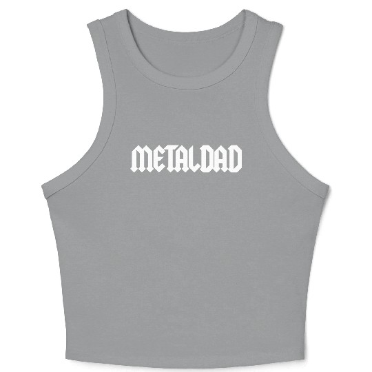 Metal Dad Crop Tank Top